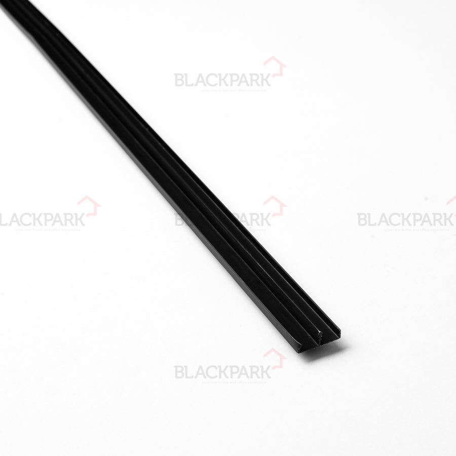 Aluminium Edge Black With Groove (XRHD085B)