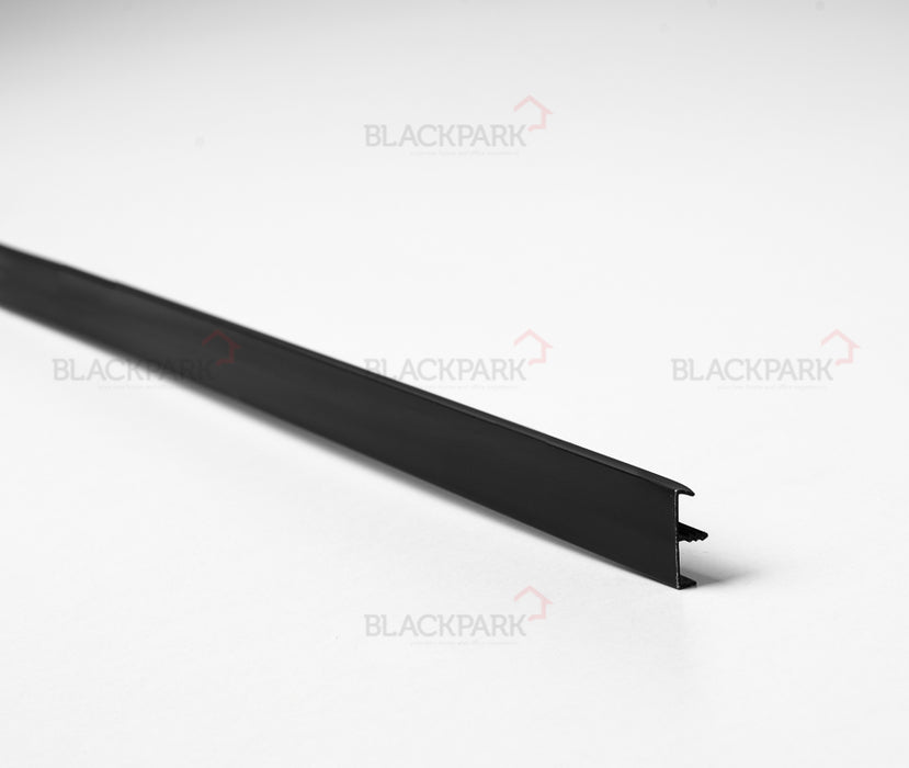 Aluminium Edge Black With Groove (XRHD085B)