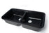 Corian Sink Double Bowl (Black)