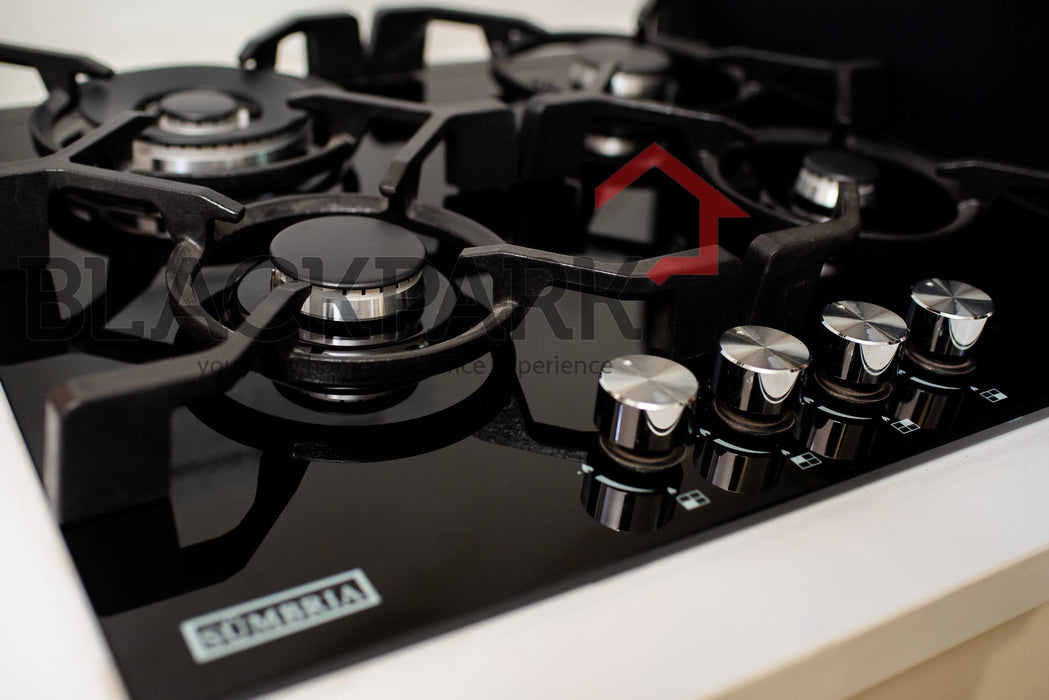 Stove Tempered Black Glass BGH6043D2 60cm